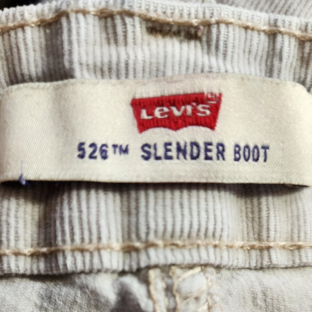 Levi's 526 Slender Boot Corduroy Size 10 - image 5